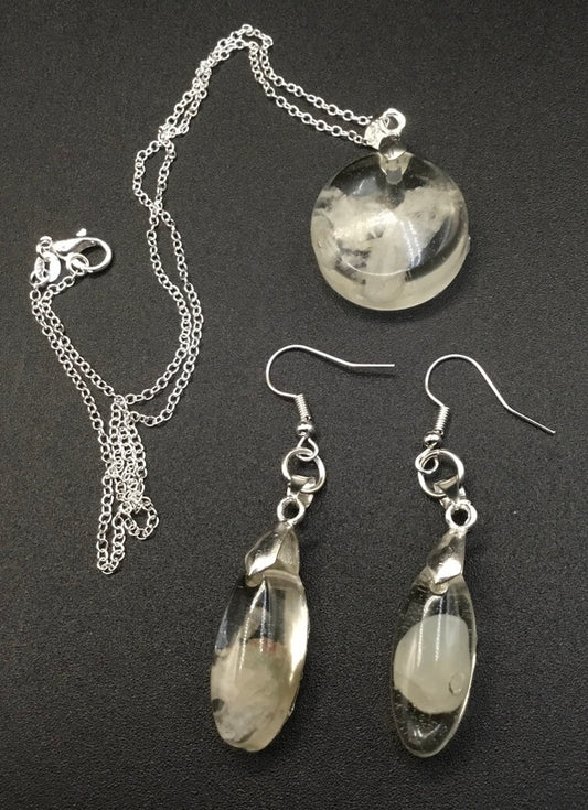 Aquamarine Necklace & Earring Set