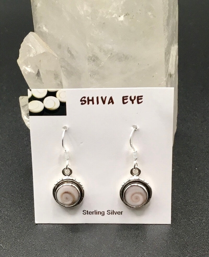 Shiva Eye Earrings - Sterling Silver